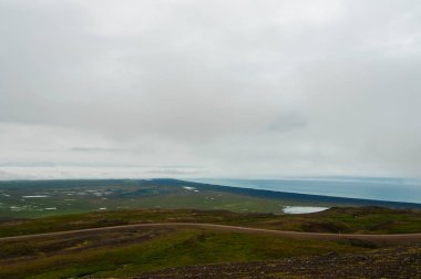 İzlanda'daki güzel doğal volkanik manzara