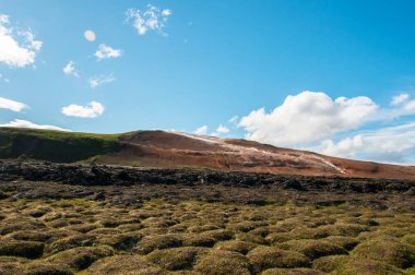 Doku ve desenler İzlanda güzel manzara