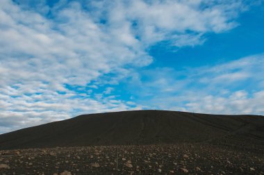 İzlanda'daki güzel doğal volkanik manzara