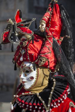 Karnaval Venedik editoryal görüntüler