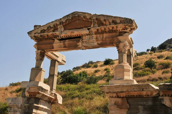 Epheszosz Volt Egy Ókori Görög Város Jelenlegi Tartomány Izmir Törökország Jogdíjmentes Stock Képek