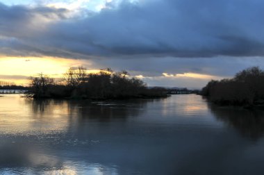 gün batımında güzel manzara