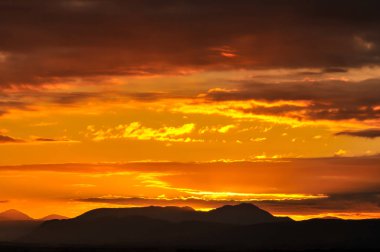gün batımında güzel manzara