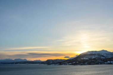 gün batımında güzel manzara