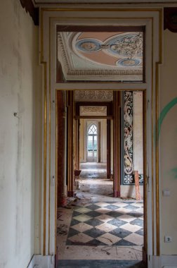 Terk edilmiş bir saray detay