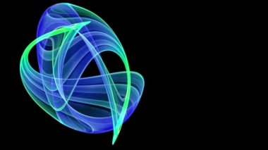 Animasyon renkli ve gizemli Fraktallar görüntülerin