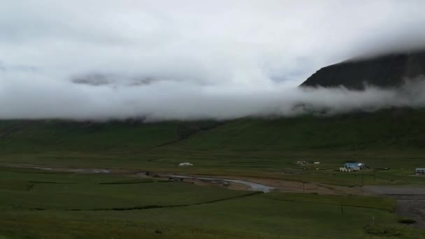 Zlanda Daki Güzel Doğal Volkanik Manzara — Stok video