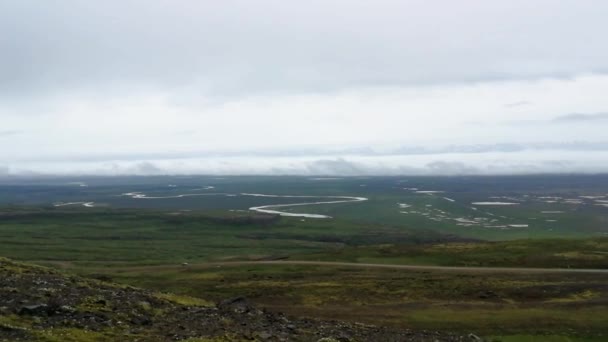 Bela Paisagem Vulcânica Natural Islândia — Vídeo de Stock