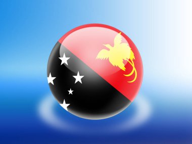 Mavi arka plan, Papua Yeni Gine bayrağı