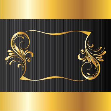 Renkli ve altın arka plan