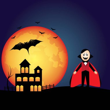 Cadılar Bayramı kutlamak için illüstrasyon