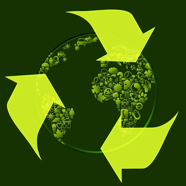 Dünya Çevre sembolleri yaptı