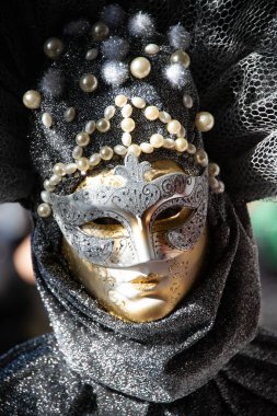 İtalya 'daki Venedik Karnavalı' nın güzel maskelerinin ihtişamı