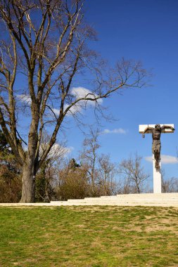 Dolorosa Tihany, Hungary.Benedictine Abbey ve Müzesi (Bences Apatsag (yol-in keder))