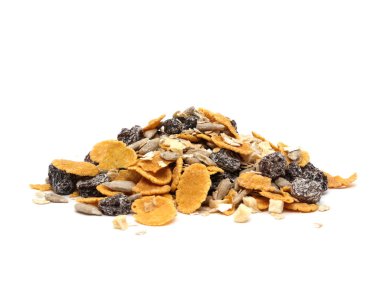 Granola sober fondo blanco