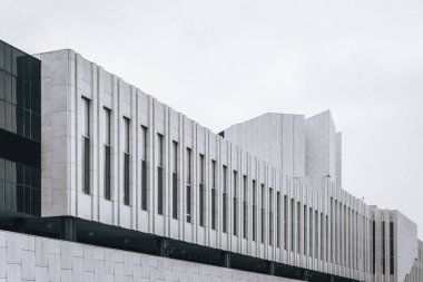 Finlandia Hall modern mimari.