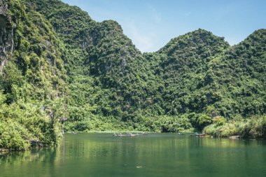 Ninh Binh doğal peyzaj.