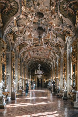 Doria Pamphilj Gallery, Roma, İtalya, parlak iç. Sonbahar 2017.
