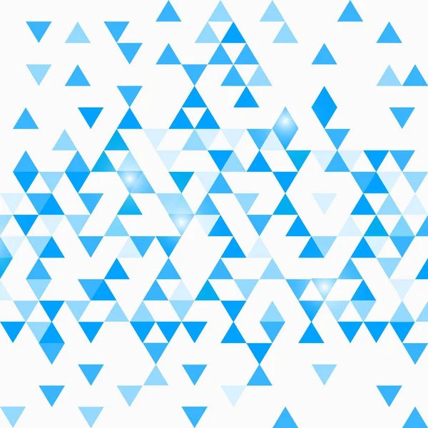 Astratto Triangolo Sfondo Blu Illustrazione Vettoriale — Vettoriale Stock