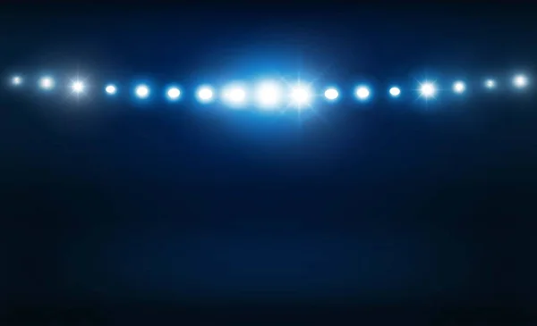 Helle Stadionbeleuchtung Vektordesign Vektorbeleuchtung — Stockvektor