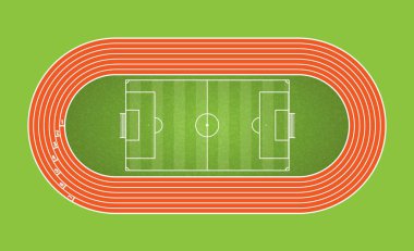 Football Stadium Top View Free Vector Eps Cdr Ai Svg Vector Illustration Graphic Art
