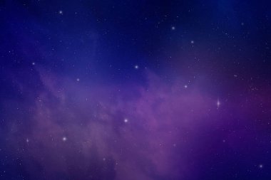 Uzay tozu ve yıldız ile arka plan