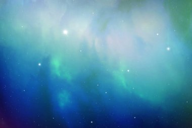 Uzay tozu ve yıldız ile arka plan