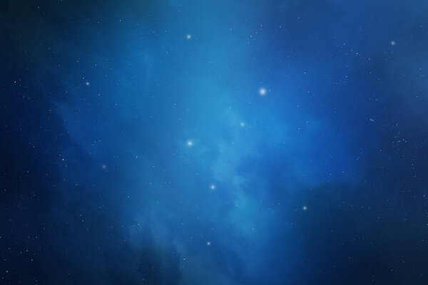 abstract background with space dust and stars