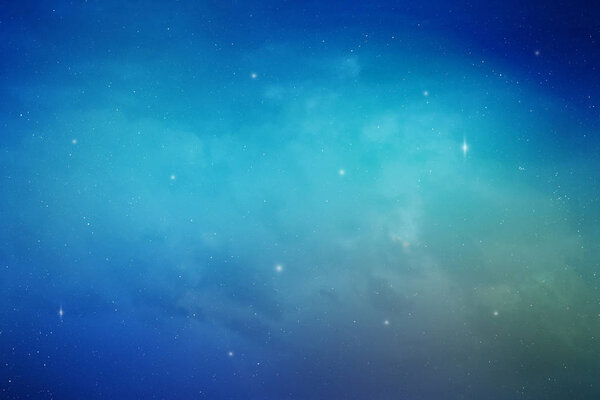 Abstract background with space dust and stars