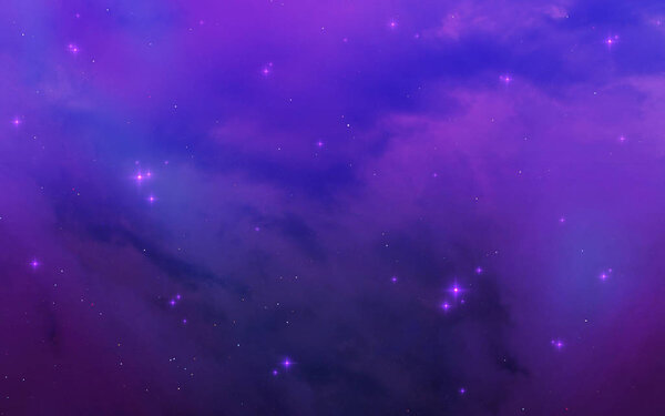 Abstract background with space dust and stars