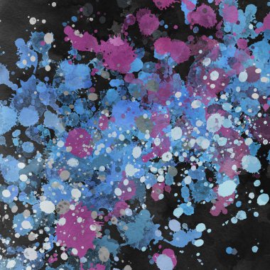 boya ile renkli arka plan doku sıçramalarına