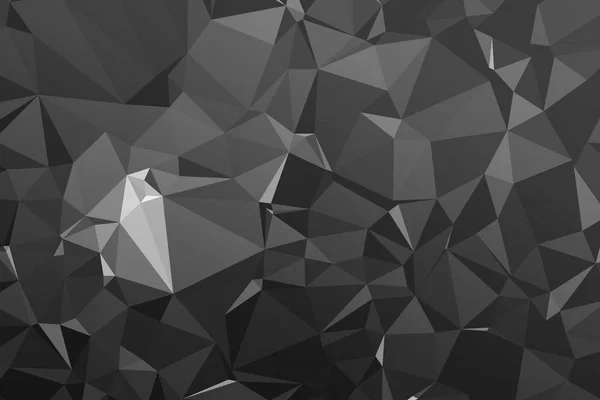 Dark Abstract Background Polygonal Texture — Stock Photo, Image