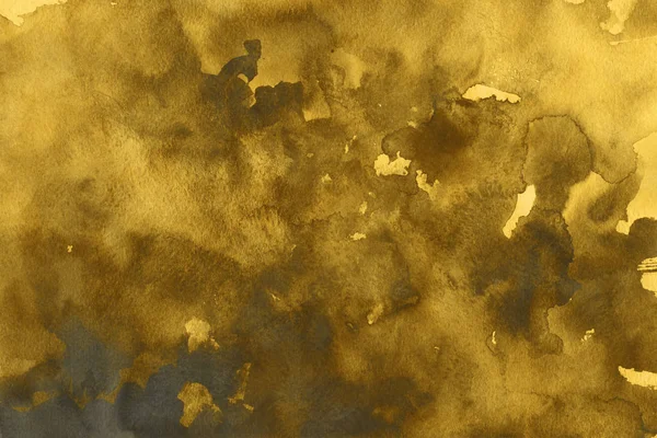 Konsistens Guld Bläck Abstrakt Bakgrund — Stockfoto