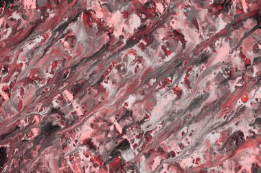 boya ile kırmızı arka plan doku sıçramalarına