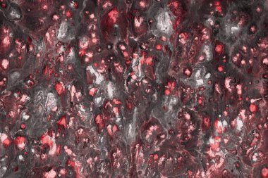 boya ile kırmızı arka plan doku sıçramalarına