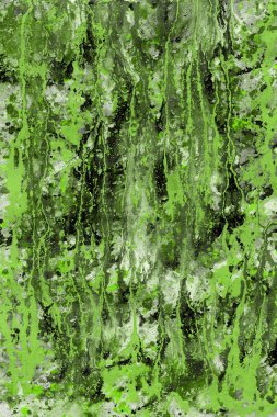 boya ile yeşil arka plan doku sıçramalarına