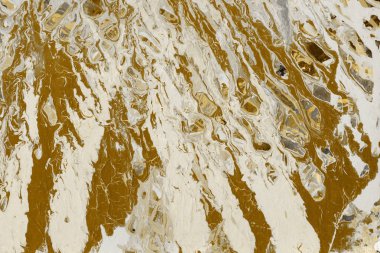 altın arka plan boya ile doku sıçramalarına