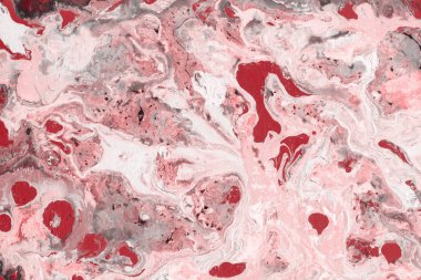 boya ile kırmızı arka plan doku sıçramalarına