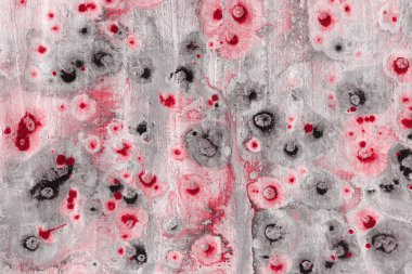 boya ile kırmızı arka plan doku sıçramalarına