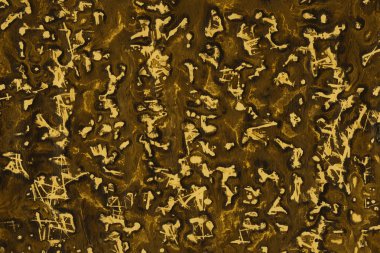 altın arka plan boya ile doku sıçramalarına