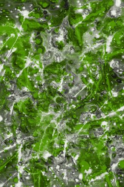 boya ile yeşil arka plan doku sıçramalarına