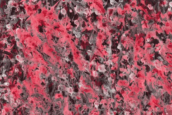 Fundo Abstrato Vermelho Com Pintura Espirra Textura — Fotografia de Stock