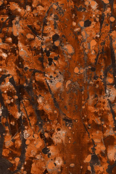 Fondo Abstracto Naranja Con Textura Salpicaduras Pintura — Foto de Stock