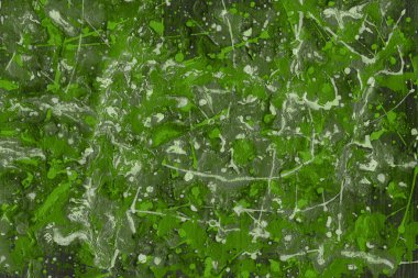 boya ile yeşil arka plan doku sıçramalarına