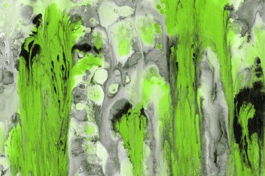 boya ile yeşil arka plan doku sıçramalarına