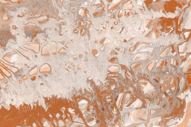 boya ile turuncu arka plan doku sıçramalarına