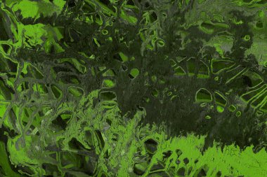 boya ile yeşil arka plan doku sıçramalarına