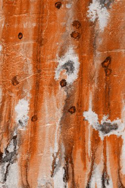 boya ile turuncu arka plan doku sıçramalarına