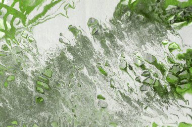 boya ile yeşil arka plan doku sıçramalarına