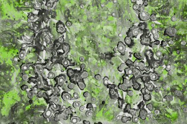 boya ile yeşil arka plan doku sıçramalarına